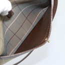 Burberrys Nova Check Shoulder Bag Canvas Beige Gold Auth ep15123-20