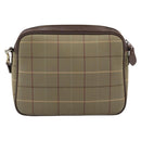 Burberrys Nova Check Shoulder Bag Canvas Beige Gold Auth ep15123-3