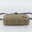 Burberrys Nova Check Shoulder Bag Canvas Beige Gold Auth ep15123-9