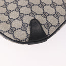 GUCCI GG Supreme Sherry Line Shoulder Bag PVC Navy Gold 39 02 026 Auth ep15125-16