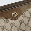 GUCCI GG Supreme Shoulder Bag PVC Beige Gold 97 02 068 Auth ep15126-15