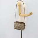 GUCCI GG Supreme Shoulder Bag PVC Beige Gold 97 02 068 Auth ep15126-21