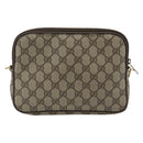 GUCCI GG Supreme Shoulder Bag PVC Beige Gold 97 02 068 Auth ep15126-3