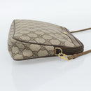 GUCCI GG Supreme Shoulder Bag PVC Beige Gold 97 02 068 Auth ep15126-5