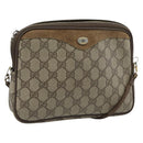 GUCCI GG Supreme Shoulder Bag PVC Beige Gold 97 02 068 Auth ep15127-1