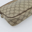 GUCCI GG Supreme Shoulder Bag PVC Beige Gold 97 02 068 Auth ep15127-12