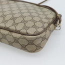 GUCCI GG Supreme Shoulder Bag PVC Beige Gold 97 02 068 Auth ep15127-13