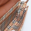 Burberrys Shoulder Bag Leather Brown Gold Auth ep15128-18