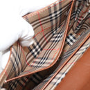 Burberrys Shoulder Bag Leather Brown Gold Auth ep15128-21
