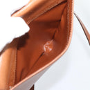 Burberrys Shoulder Bag Leather Brown Gold Auth ep15128-11