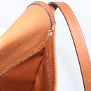 Burberrys Shoulder Bag Leather Brown Gold Auth ep15128-12