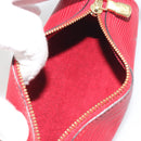 LOUIS VUITTON Epi Soufflot Pouch Accessory Pouch Red LV Auth ep15131-11