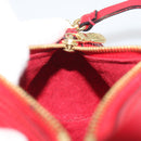 LOUIS VUITTON Epi Soufflot Pouch Accessory Pouch Red LV Auth ep15131-18