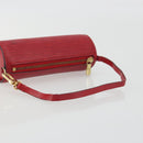 LOUIS VUITTON Epi Soufflot Pouch Accessory Pouch Red LV Auth ep15131-7