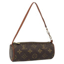 LOUIS VUITTON Monogram Papillon Pouch LV Auth ep15132-1