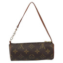 LOUIS VUITTON Monogram Papillon Pouch LV Auth ep15132-2