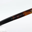 GUCCI Sunglasses Plastic Dark Brown Gold Auth ep15136A-12