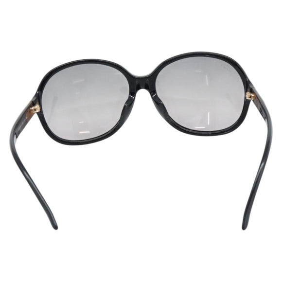 GUCCI Sunglasses Plastic Dark Brown Gold Auth ep15136A