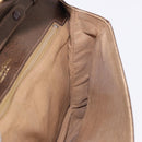 GUCCI GG Supreme Shoulder Bag PVC Leather Beige Gold Tone Auth ep15139-20