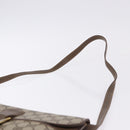 GUCCI GG Supreme Shoulder Bag PVC Leather Beige Gold Tone Auth ep15139-8