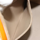 LOUIS VUITTON Monogram Vernis Houston Hand Bag Beige M91004 LV Auth ep15141-24