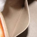 LOUIS VUITTON Monogram Vernis Houston Hand Bag Beige M91004 LV Auth ep15141-25