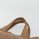 BOTTEGA VENETA INTRECCIATO Hand Bag Leather Outlet Beige 131673 Auth ep15142-8