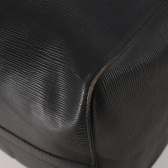 LOUIS VUITTON Epi Keepall 55 Boston Bag Noir M42952 LV Auth ep15146