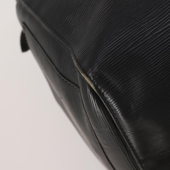 LOUIS VUITTON Epi Keepall 55 Boston Bag Noir M42952 LV Auth ep15146
