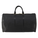 LOUIS VUITTON Epi Keepall 55 Boston Bag Noir M42952 LV Auth ep15146-3