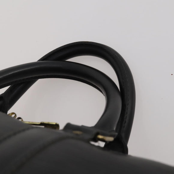 LOUIS VUITTON Epi Keepall 55 Boston Bag Noir M42952 LV Auth ep15146