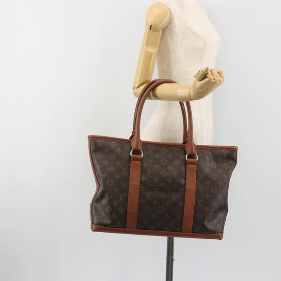 LOUIS VUITTON Monogram Sac Weekend PM Tote Bag M42425 LV Auth ep15148