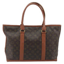LOUIS VUITTON Monogram Sac Weekend PM Tote Bag M42425 LV Auth ep15148-2