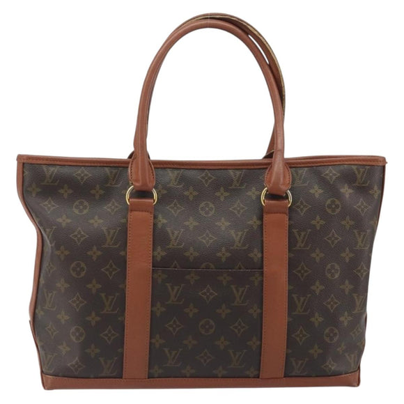 LOUIS VUITTON Monogram Sac Weekend PM Tote Bag M42425 LV Auth ep15148