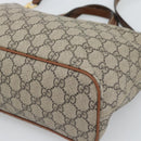 GUCCI GG Supreme Hand Bag PVC Leather 2way Beige Gold Tone 473887 Auth ep15151-12