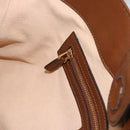 GUCCI GG Supreme Hand Bag PVC Leather 2way Beige Gold Tone 473887 Auth ep15151-22