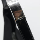 GUCCI Shoulder Bag Canvas Black Silver Auth ep15152-10