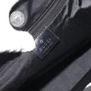 GUCCI Shoulder Bag Canvas Black Silver Auth ep15152-18