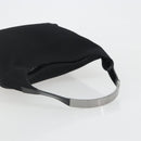 GUCCI Shoulder Bag Canvas Black Silver Auth ep15152-7