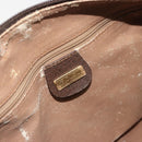 GUCCI GG Supreme Mini Boston Bag PVC Leather Beige Gold Tone Auth ep15153-19
