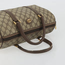 GUCCI GG Supreme Mini Boston Bag PVC Leather Beige Gold Tone Auth ep15153-7