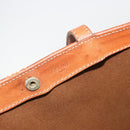 CELINE Macadam Tote Bag PVC Leather Beige Brown Auth ep15154-10