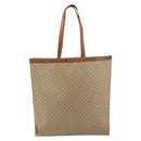 CELINE Macadam Tote Bag PVC Leather Beige Brown Auth ep15154-2