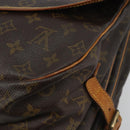 LOUIS VUITTON Monogram Saumur 35 Shoulder Bag M42254 LV Auth ep15155-15