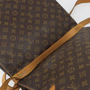 LOUIS VUITTON Monogram Saumur 35 Shoulder Bag M42254 LV Auth ep15155-21