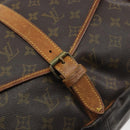 LOUIS VUITTON Monogram Saumur 35 Shoulder Bag M42254 LV Auth ep15155-10