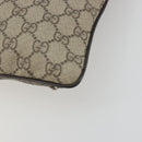 GUCCI GG Supreme Shoulder Bag PVC Leather Beige Silver 141626 Auth ep15158-15