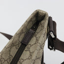 GUCCI GG Supreme Shoulder Bag PVC Leather Beige Silver 141626 Auth ep15158-19