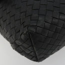 BOTTEGA VENETA INTRECCIATO Shoulder Bag Leather Black Auth ep15159-15