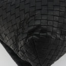 BOTTEGA VENETA INTRECCIATO Shoulder Bag Leather Black Auth ep15159-9